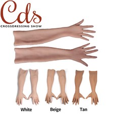 Guanti da donna realistici in