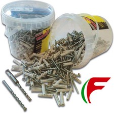 300 TASSELLI NOBEX MM 6 CON VITI MM 4,5X40 + 2 PUNTE A MURO IN OMAGGIO