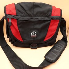 Borsa fotocamera Tamrac tracolla tracolla imbottita custodia obiettivo DSLR organizer tasca
