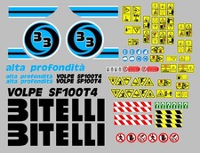 Bitelli Volpe SF 100 t4 decalcomanie adesivi kit Completo disponibili altri mod.