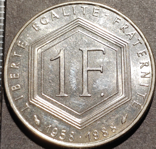 Franc charles gaulle 1988 - 1,