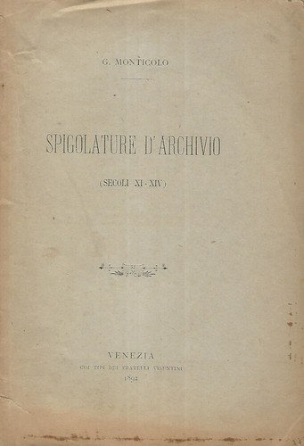 Spigolature archivio secoli - spigolature, d'archivio