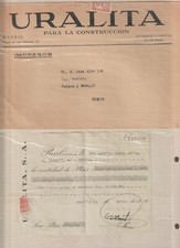 España Recibo y sobre