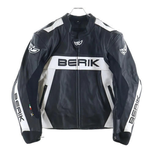Giacca pelle corsa - in,