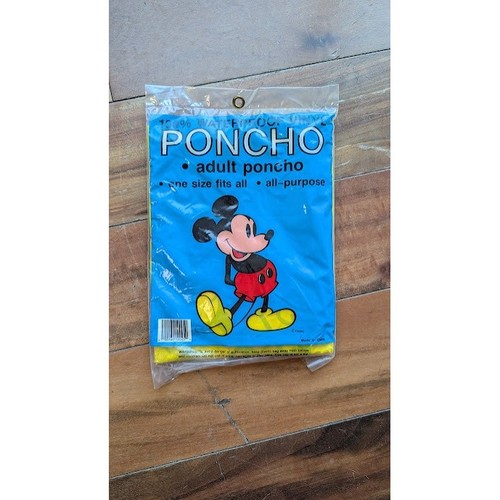 Poncho adulto disney topolino - adulto,