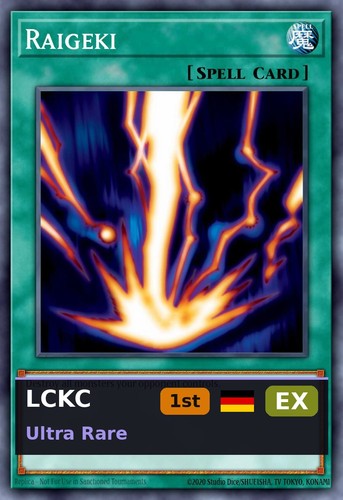 Raigeki lckc 088 edizione - raigeki, 1°