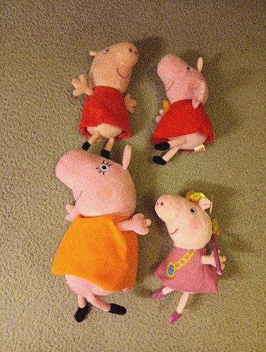 Peppa pig plush lot of - peppa,