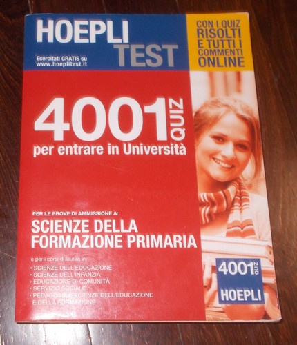 Hoepli test 4001 quiz - test,