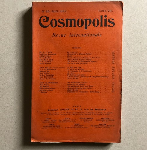 Cosmopolis revue - cosmopolis,,