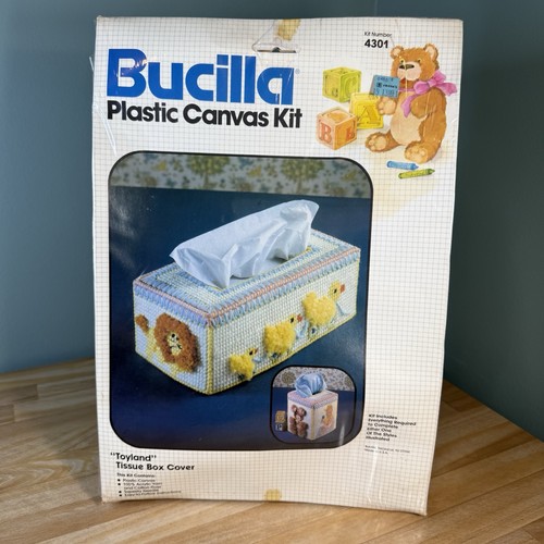 Vintage bucilla toyland tissue - vintage,
