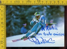 Autografo Originale Sci Pietro Vitalini pf 309