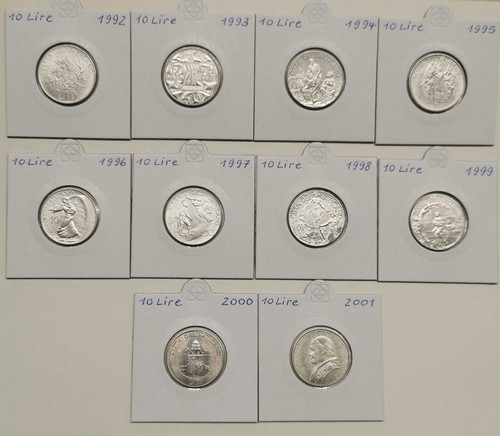 Vaticano lire moneta - 10,