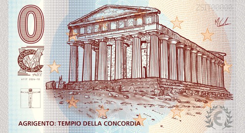 Banconota euro zerosouvenir - 0,