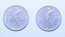 REPUBBLICA ITALIANA COPPIA 50