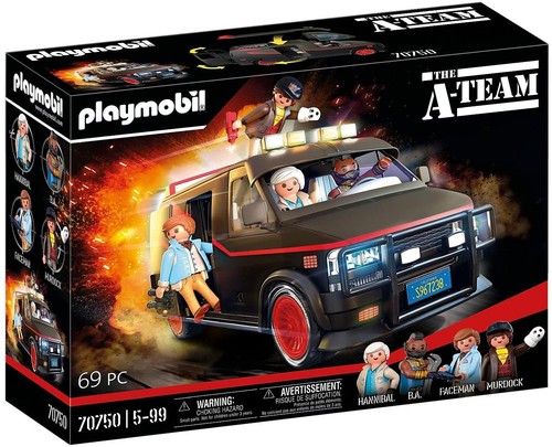 Playset furgone van team - a-team, con