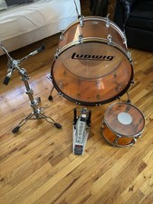 Ludwig Amber Vistalite Drums