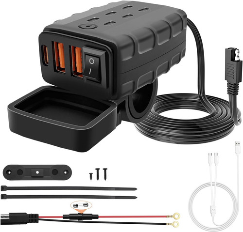 Caricabatterie moto usb - caricabatterie,