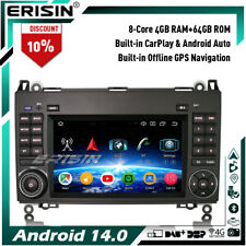 Android 14 Autoradio GPS per Mercedes Classe A/B W169 W245 Sprinter Vito Crafter