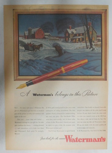 Pubblicità waterman pen - pubblicità, waterman's