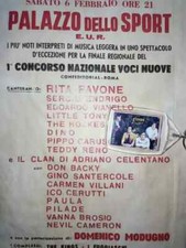 riproduzione recente volantino concerto + PORTACHIAVI  I THE ROKES