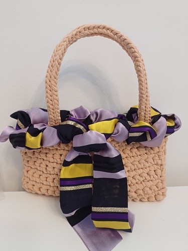Borsa fatta mano uncinetto - fatta,