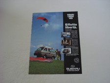 advertising Pubblicità 1992 SUBARU LIBERO 4WD