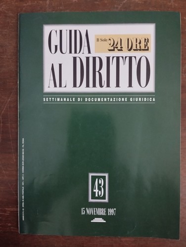 1997 guida diritto 15 - 11, al