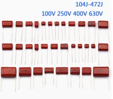 Condensatore CBB22 100V 250V 400V 630V condensatore a film metallico Full Series 104~472J