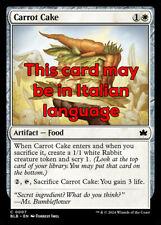 MTG 4x CARROT CAKE EXC - TORTA DI CAROTE 7 - BLB - MAGIC