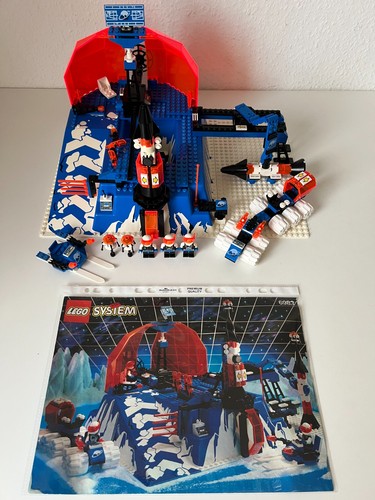 Lego space ice station - space:,