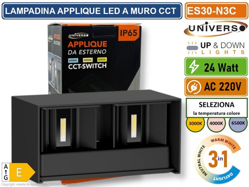 Lampada applique led muro - da,
