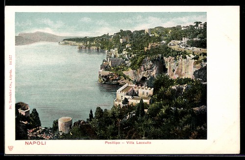 Cartolina napoli posillipo - cartolina, napoli,