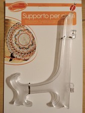 supporto per piatti e cornici..richiudibile e trasparente..vendita in stock