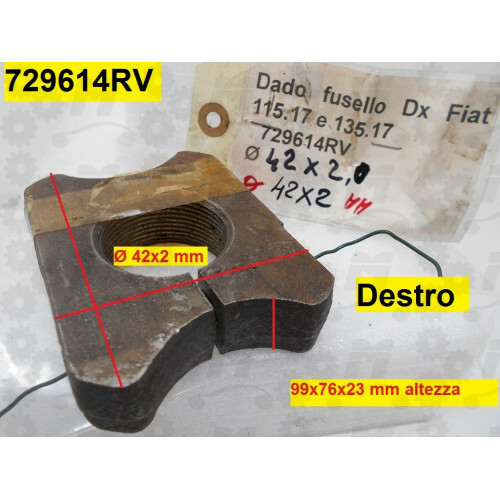 Dado speciale fusello ruota