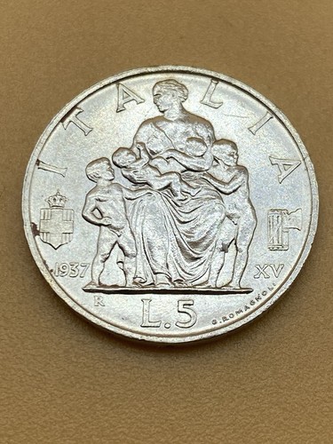 Lire famiglia 1937 fdc - 1937,
