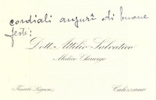 1940 ca CALIZZANO SV Attilio