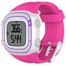 Cinturino sportivo in silicone per Garmin Forerunner 10/15 rosa
