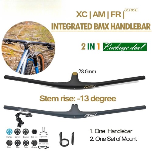 Manubrio integrato fibra di - manubrio,