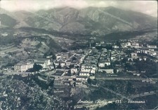 t419 cartolina amatrice panorama provincia di rieti