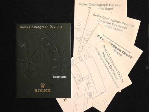 Rolex daytona booklet vintage - rolex,