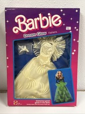 Vintage 1985 Mattel #2188 Barbie Dream Glow bambola moda abito glamour nuovo