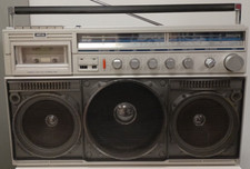 PHILIPS D8444 BOOMBOX GHETTOBLASTER registratore vintage REVISIONATO FUNZIONANTE