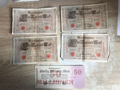 Lotto banconote reichsbank - lotto,