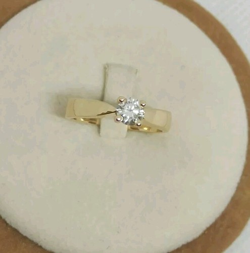 Anello solitario oro giallo - anello,
