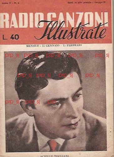 Togliani radio canzoni 1951 - radio,
