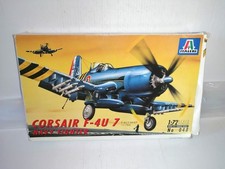 ITALERI 1/72 AEREO CORSAIR F-4U 7 NAVY FIGHTER NO.48 KIT MONTAGGIO