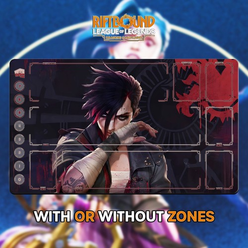 Riftbound lol tcg playmat - riftbound,