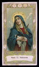antico santino cromo-holy card