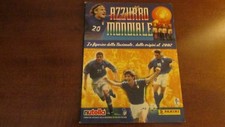 ALBUM PANINI AZZURRO MONDIALE CON 22 FIGURINE ATTACCATE. VERSIONE A PAGAMENTO