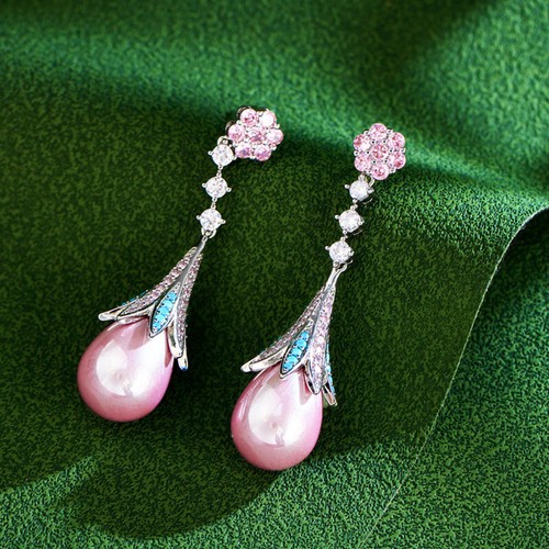 Orecchini donna perle goccia
